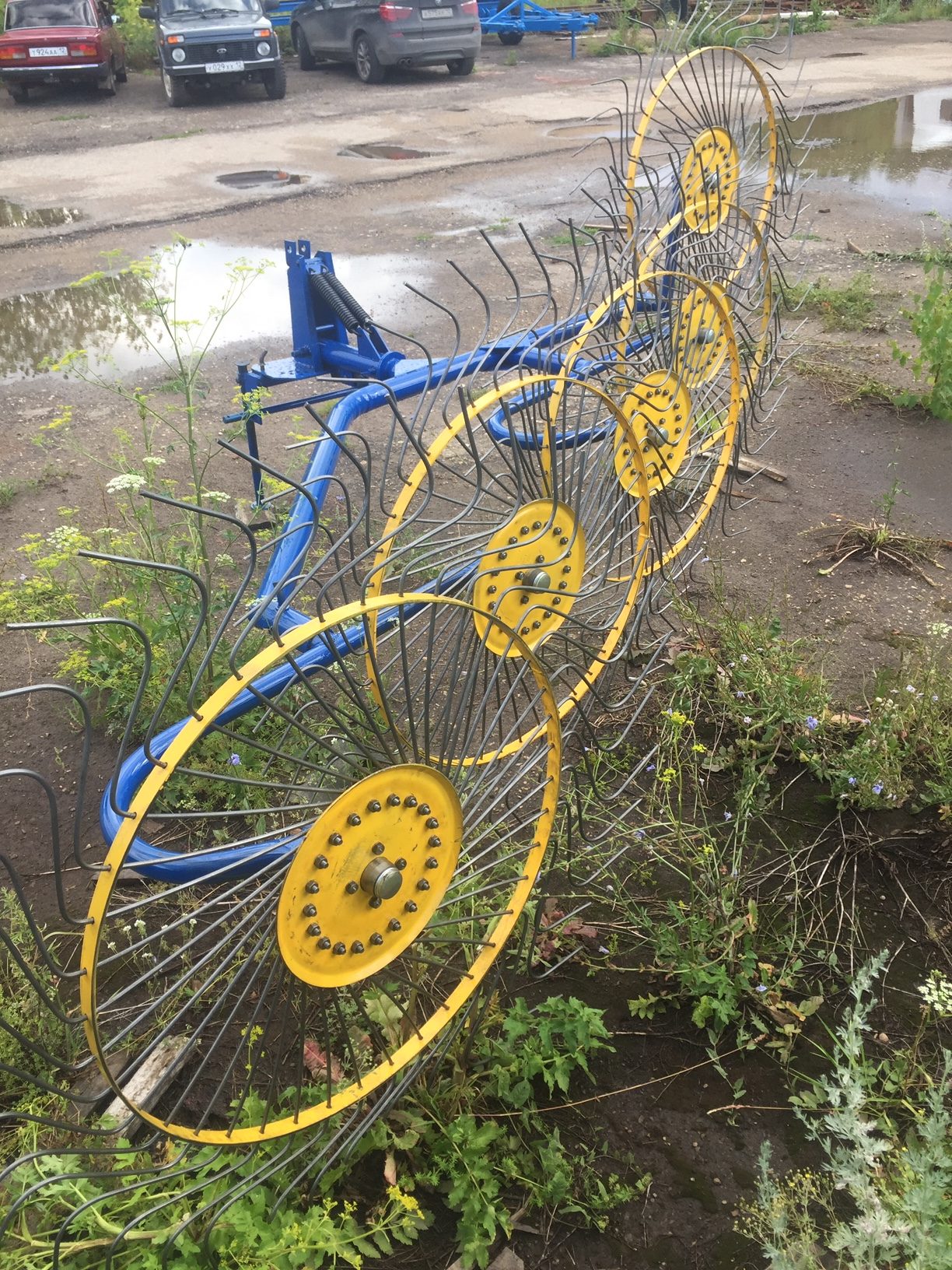 Грабли ворошилка гвк 5